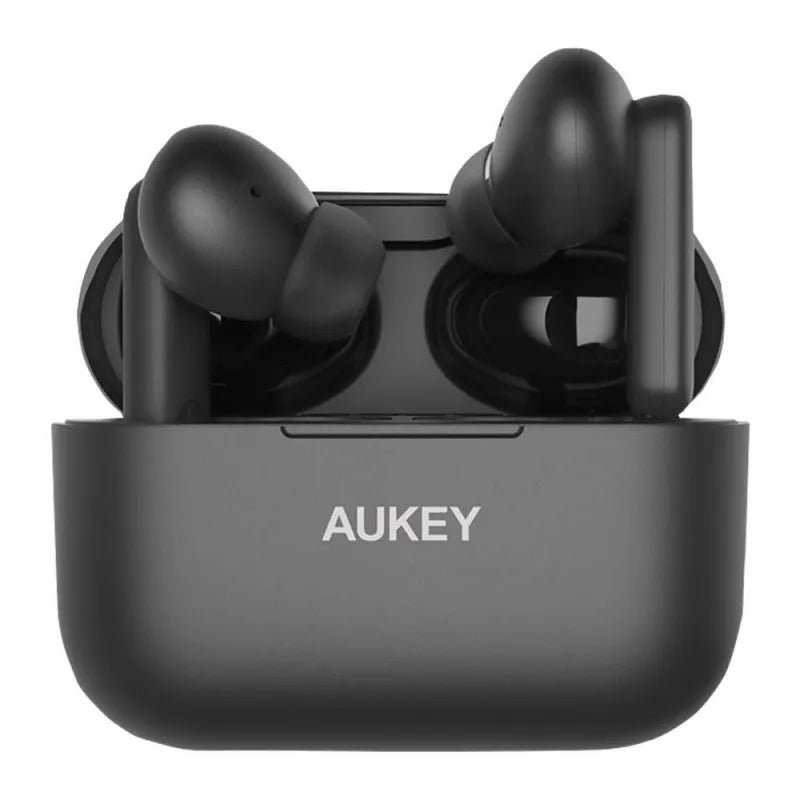 aukey move mini active noise cancelling true wireless earbuds, black, ep m1nc main image