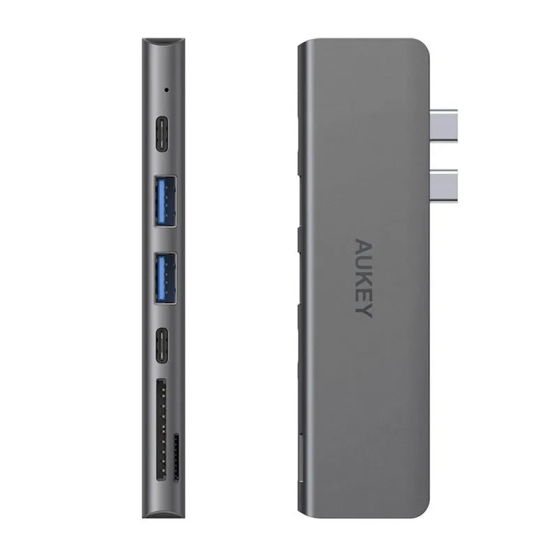 aukey multiport usb c hub, cb c76 image2