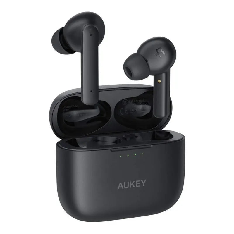 aukey true wireless noise cancelling earbuds, black, ep n5 main image