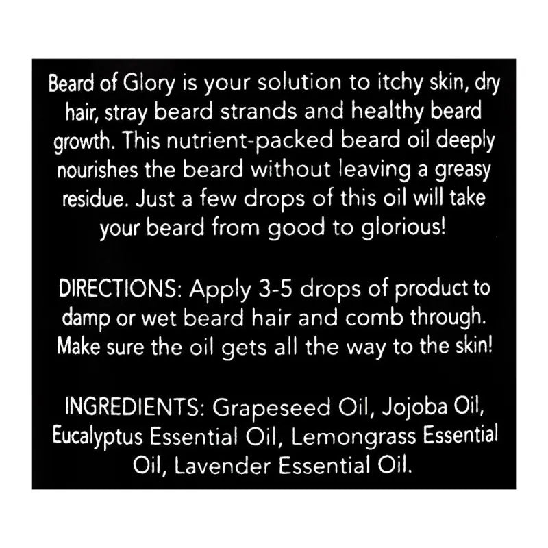 aura crafts beard of glory beard oil, 50ml image3