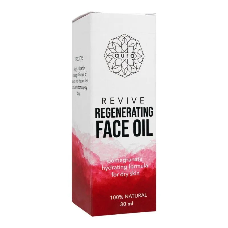 aura crafts revive pomegranate regenerating face oil, for dry skin, 30ml image2