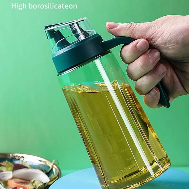 auto flip oil bottle dispenser with handle   630ml image5