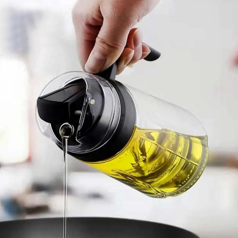 auto flip oil bottle dispenser with handle   630ml image6