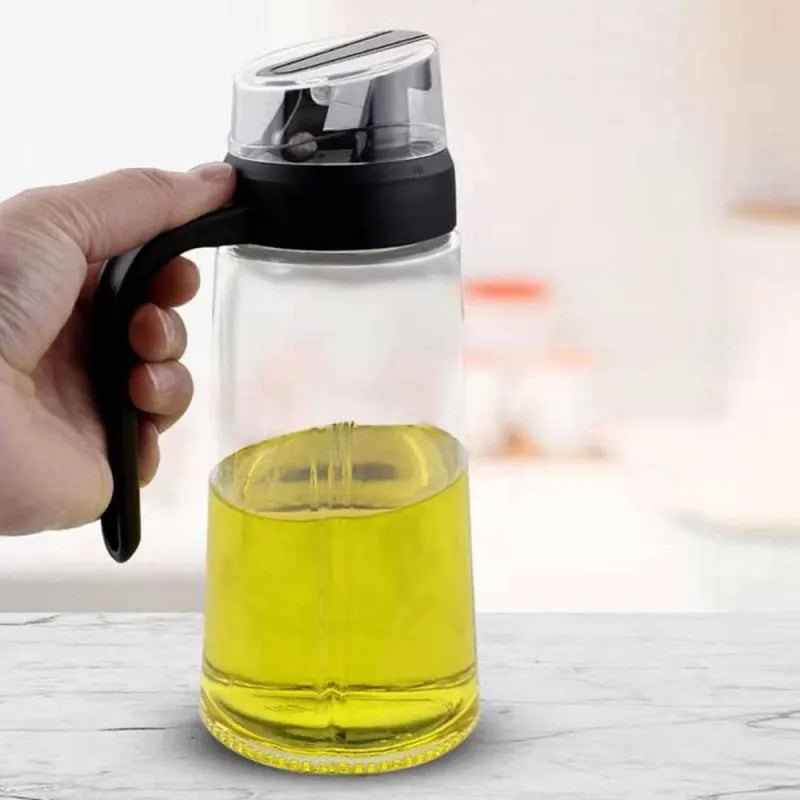 auto flip oil bottle dispenser with handle   630ml image8