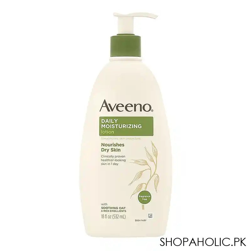 Aveeno Active Naturals Daily Moisturising Lotion, Fragrance Free, 532ml - Main Image