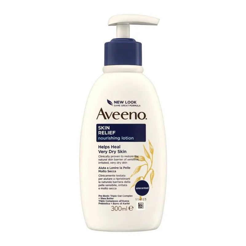 aveeno skin relief nourishing lotion, unscented, 300ml image2