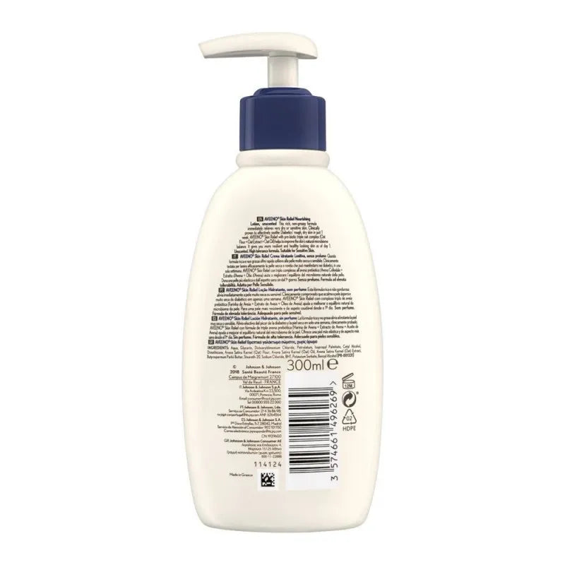 aveeno skin relief nourishing lotion, unscented, 300ml image3