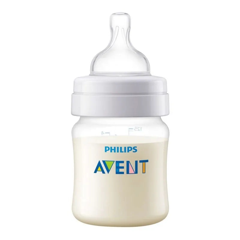 avent anti colic feeding bottle, 0m+, 125ml/4oz, scf810/17 image2