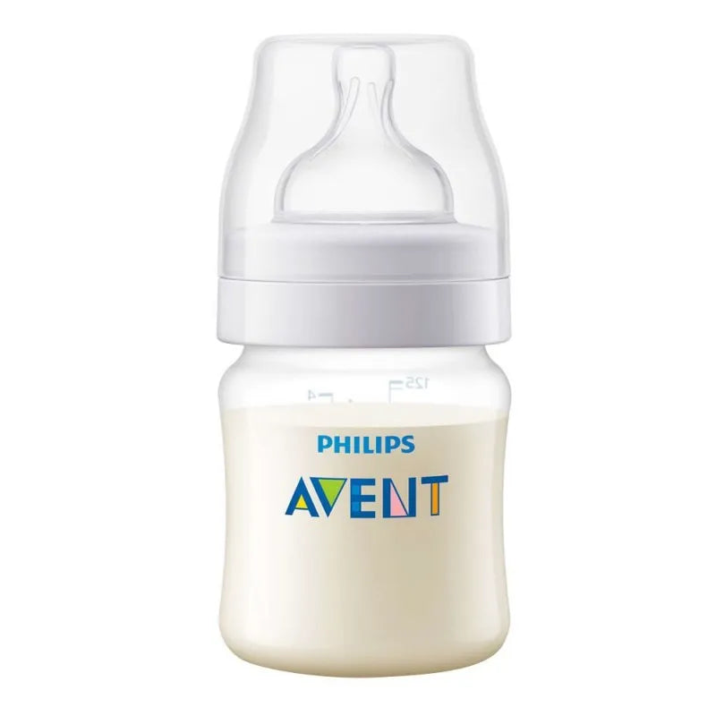 avent anti colic feeding bottle, 0m+, 125ml/4oz, scf810/17 main image