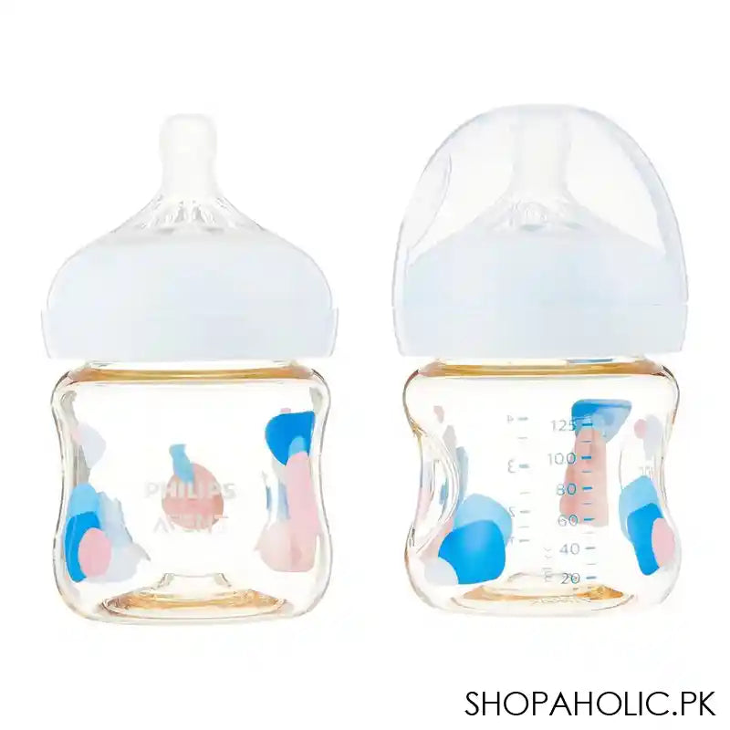 Avent Natural Wide Neck PPSU Feeding Bottle, For 0 Month+, 2x125ml, 2-Pack, SCF581/20 - Image 4