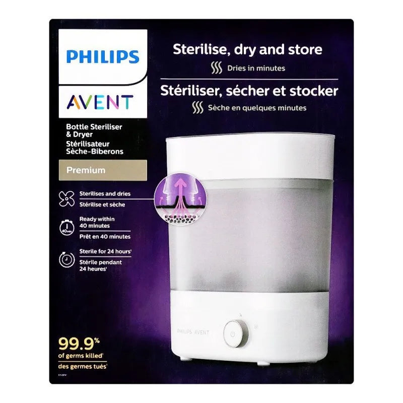 avent premium feeding bottle steriliser & dryer scf 293/00 image2