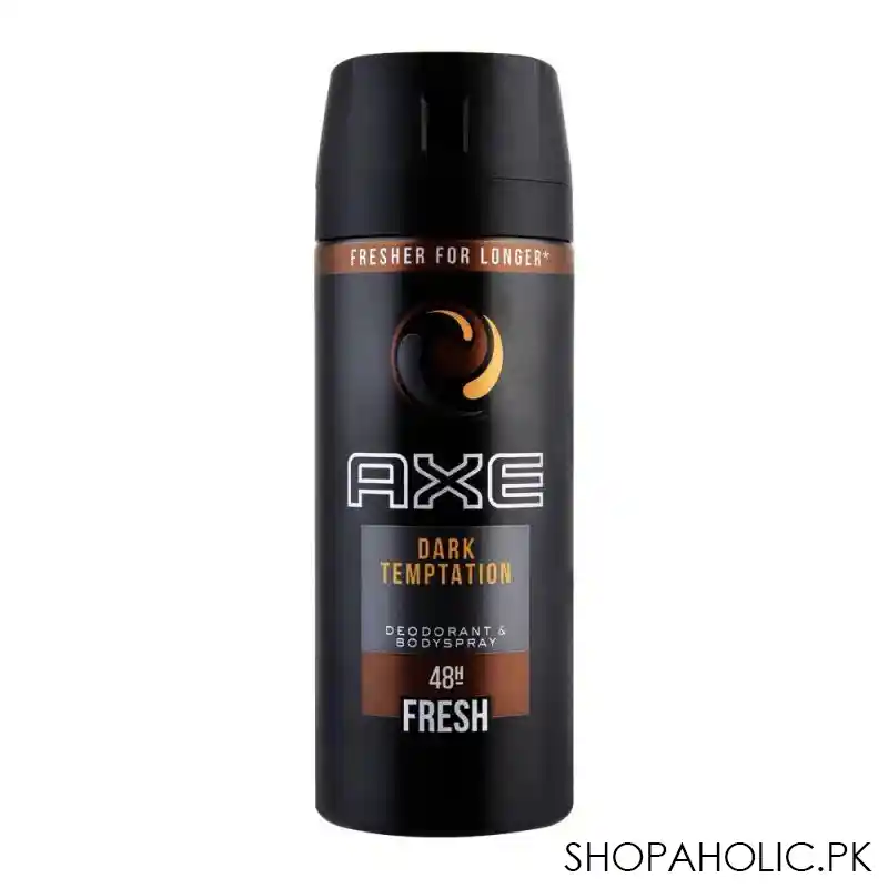 axe dark temptation 48h fresh deodorant spray for men, 150ml main image