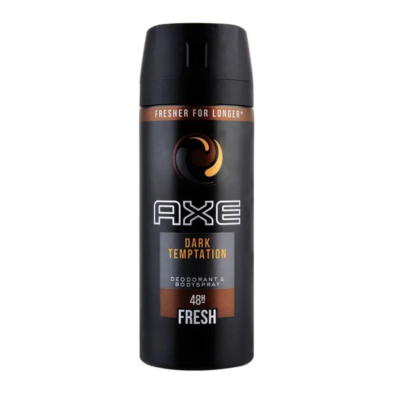 axe dark temptation 48h fresh deodorant spray for men, 150ml main image