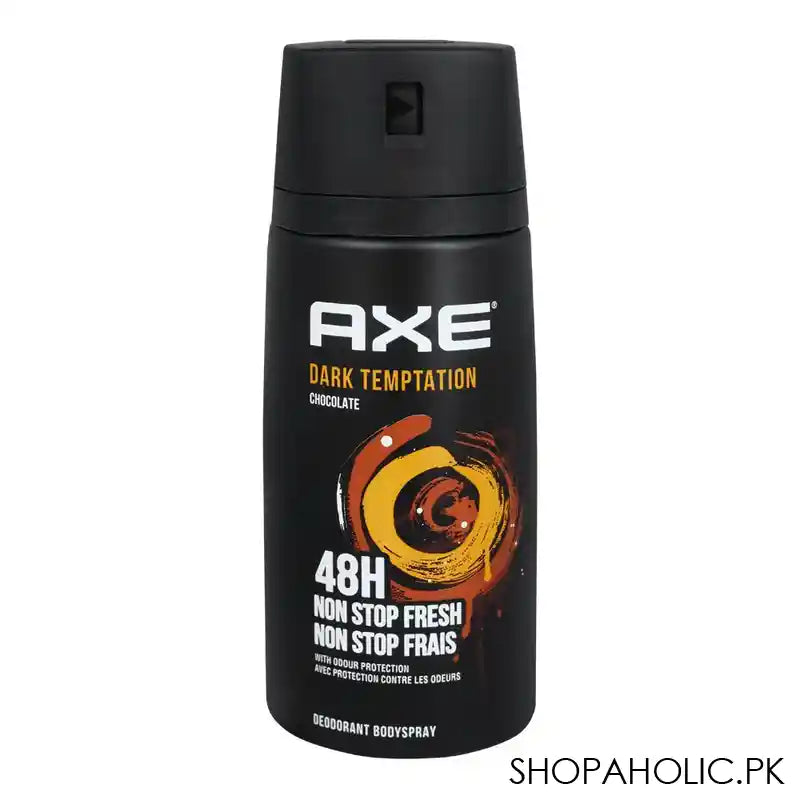 Axe Dark Temptation Chocolate 48H Non-Stop Fresh Deodorant Body Spray, For Men, 150ml - Main Image