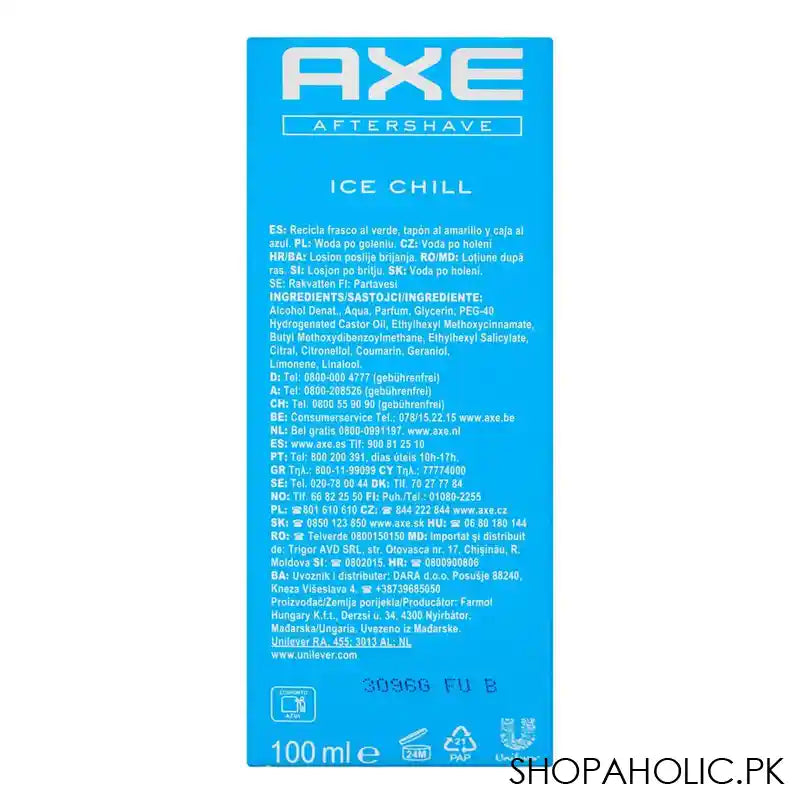 Axe Ice Chill Cooling Mint After Shave, 100ml - Image 2