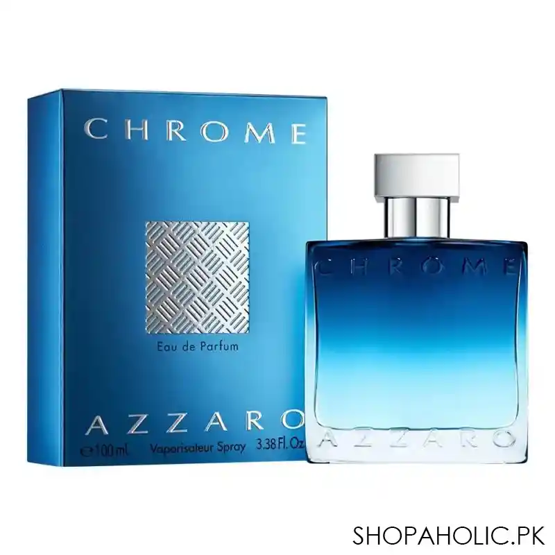 azzaro chrome 22 eau de parfum, for men, 100ml image2