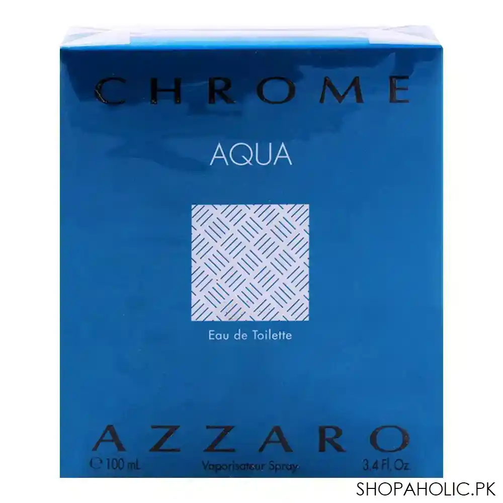 azzaro chrome aqua eau de toilette, 100ml image2