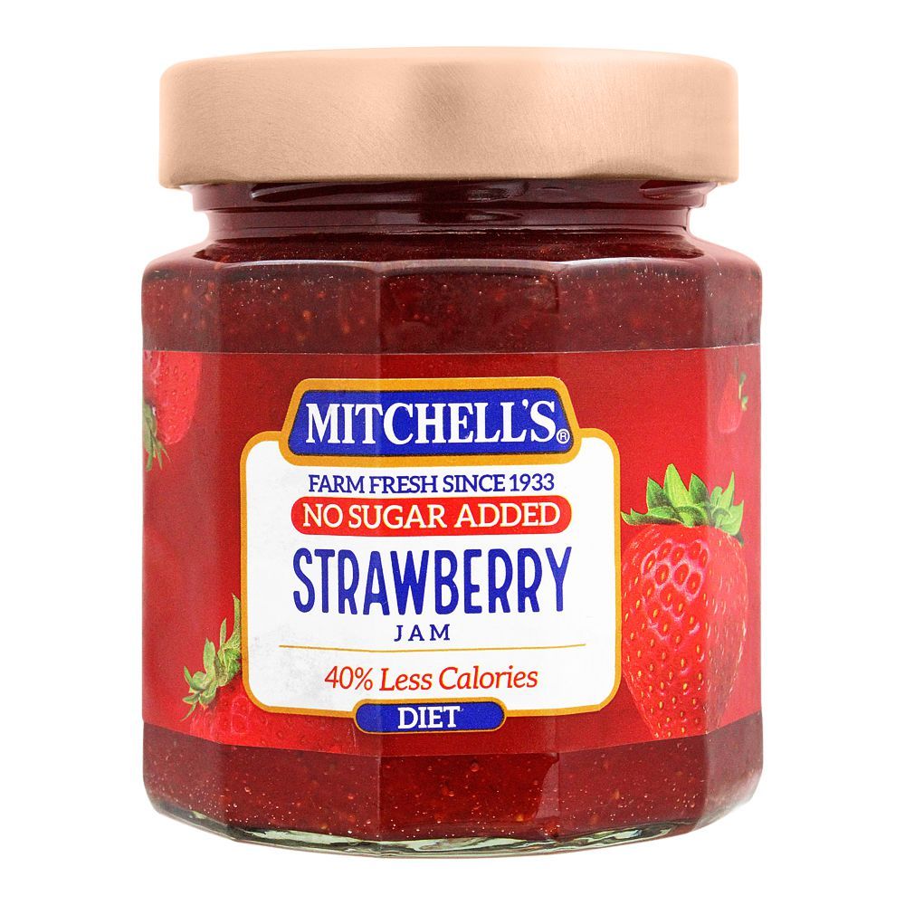 Mitchell's Strawberry Diet Jam, 300g - Main Image