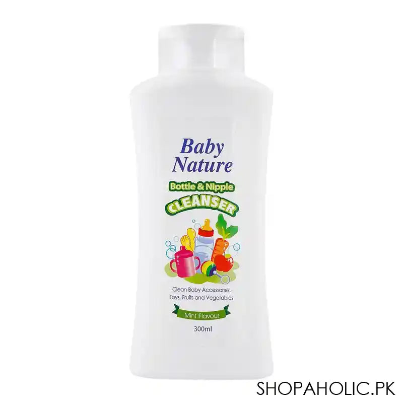 Baby Nature Mint Bottle & Nipple Cleanser, 300ml - Main Image