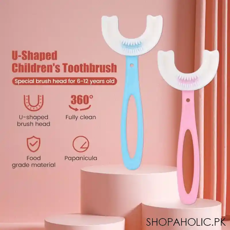 baby u shape toothbrush main image