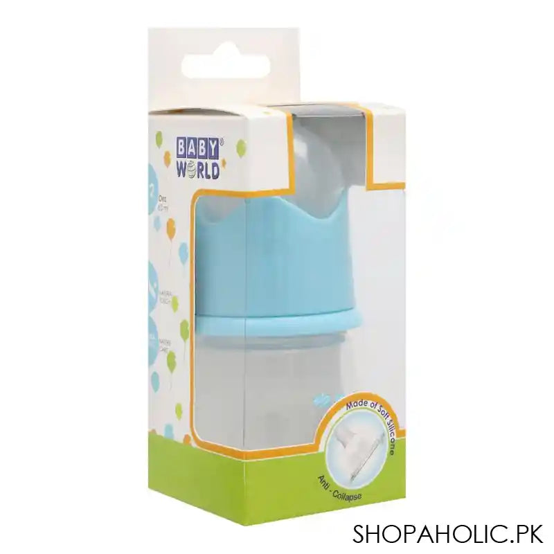 Baby World Anti-Collapse Baby Feeding Bottle, 60ml, BW4036 - Image 3