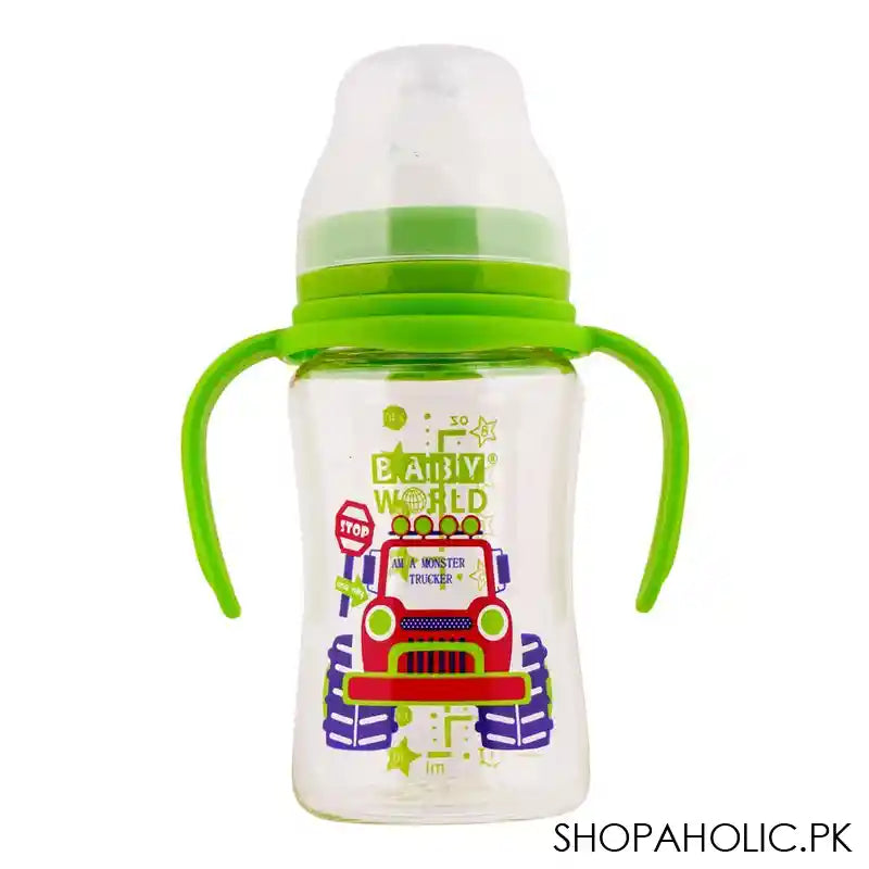 Baby World Contra Colic Wide Neck Feeding Bottle, 240ml, BW2008 - Main Image