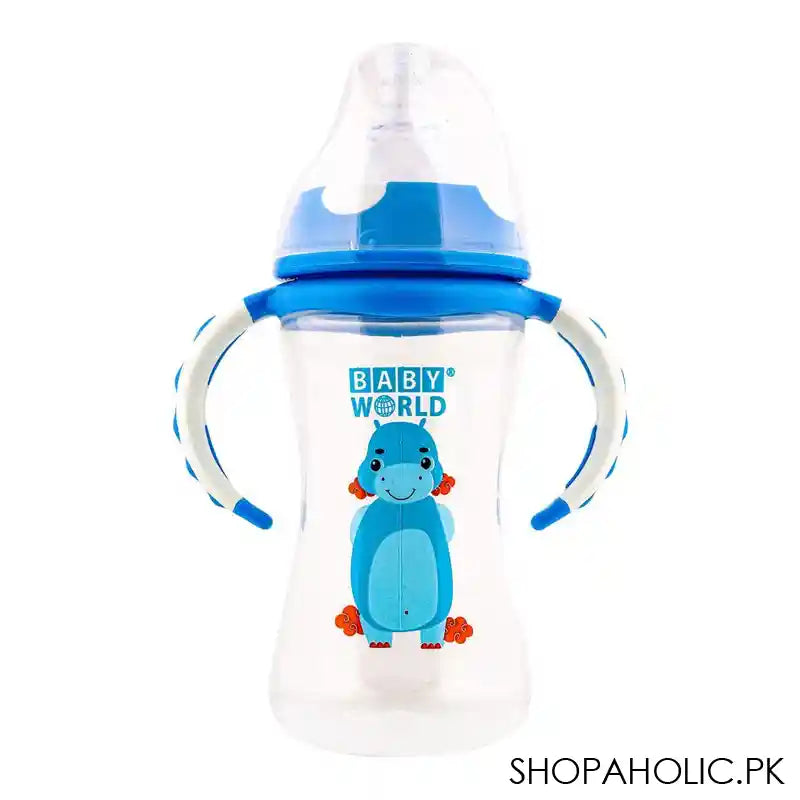 Baby World Contra Colic Wide Neck Feeding Bottle, 240ml, BW2049 - Main Image