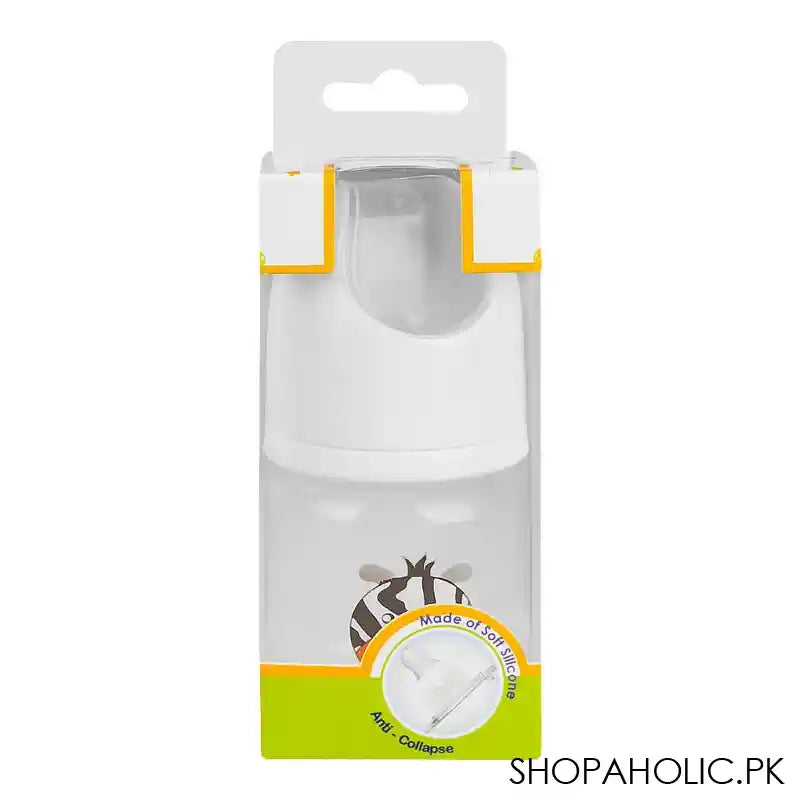 Baby World Food Grade Feeding Bottle, 60ml, White, BW4038 - Main Image