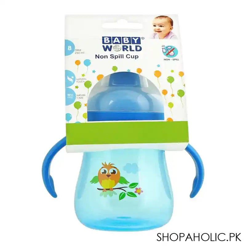 Baby World Non Spill Cup, Blue, 250ml, BW4041 - Main Image