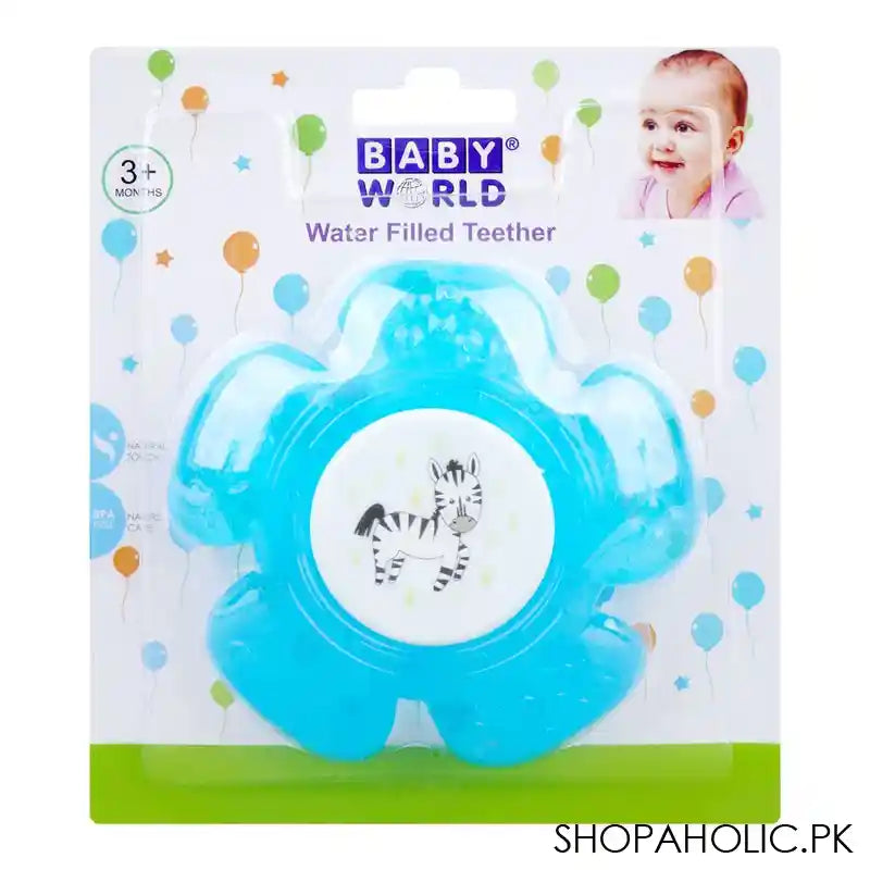 Baby World Water Billed Teether, For 3+ Months, Blue, BW3005 - Main Image