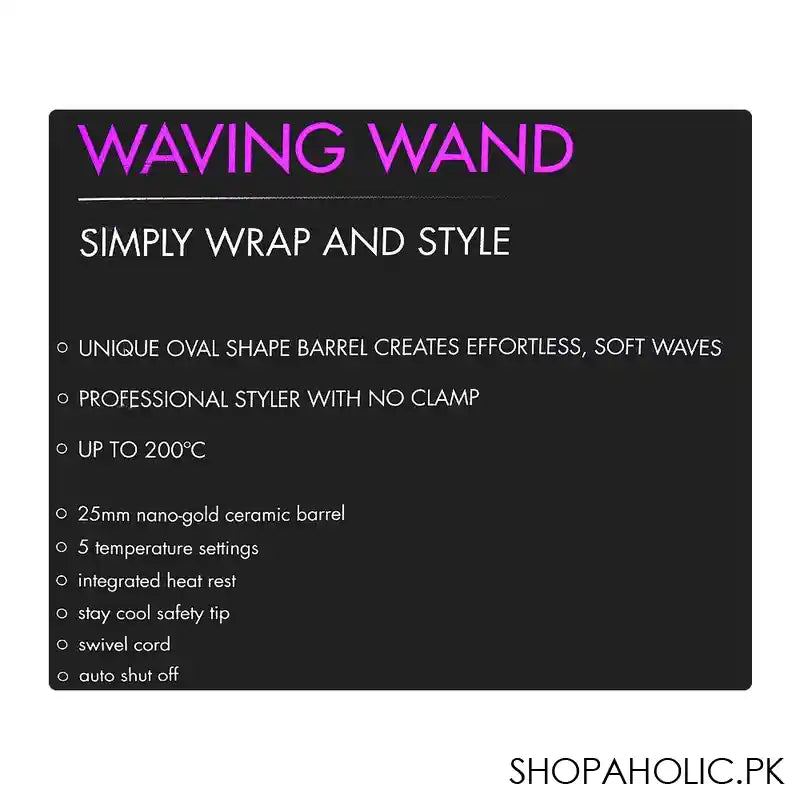 Babyliss Simply Wrap And Style Hair Waving Wand, 2285U - Image 3