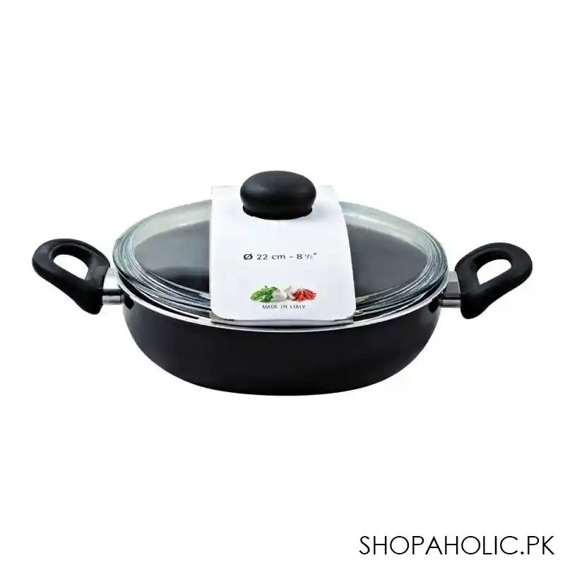 ballarini non stick karahi pan, 22cm, 8.5 inches image2