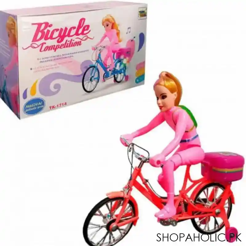 barbie doll mini electric bicycle main image