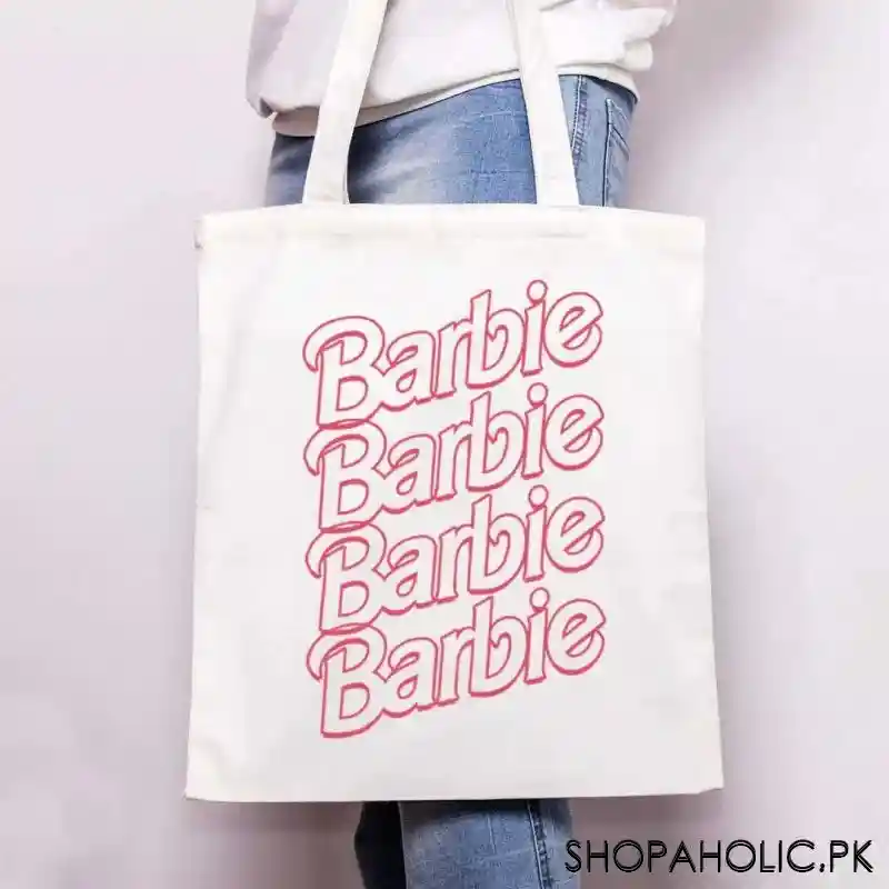 barbie heavy canvas tote bag main image