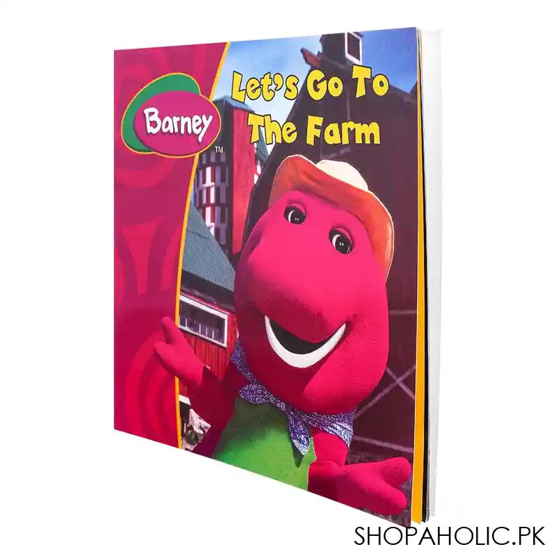 Barney Let's Go To The Farm, Book - Main Image