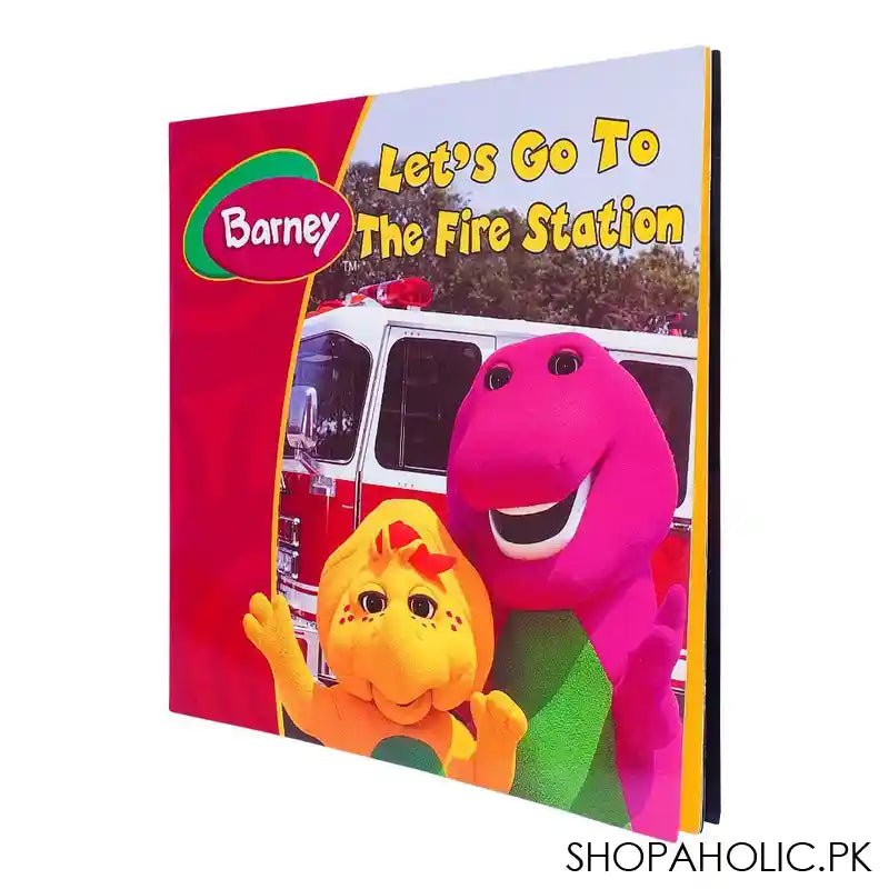 Barney Let's Go To The Fire Station, Book - Main Image