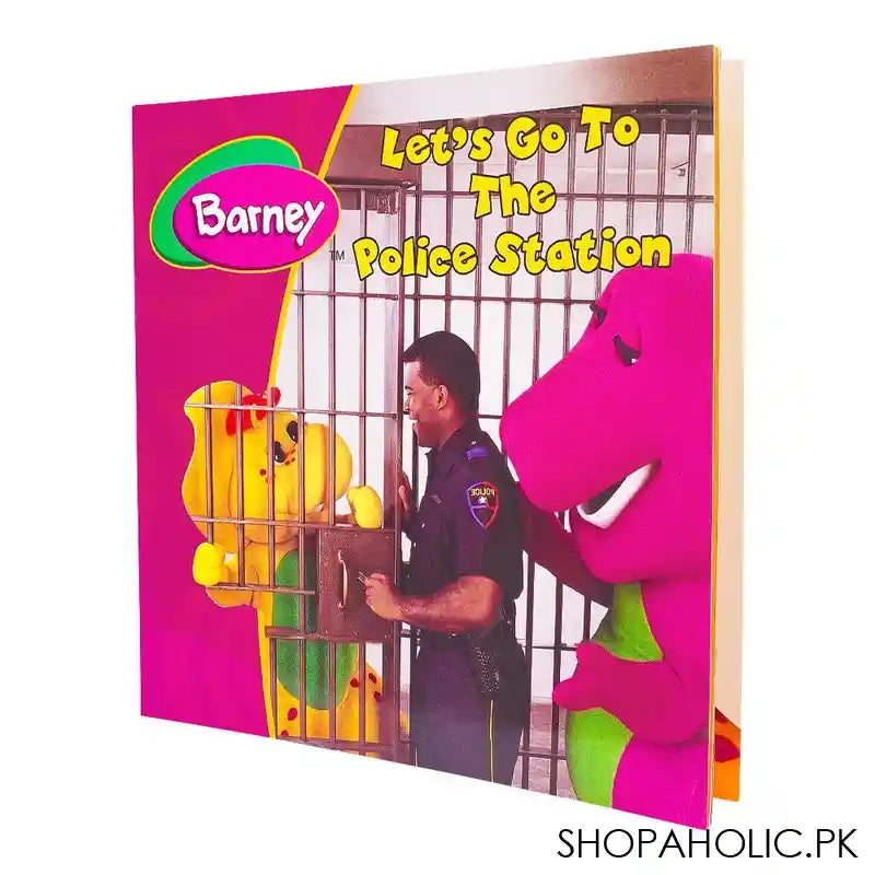 Barney Let's Go To The Police Station, Book - Main Image