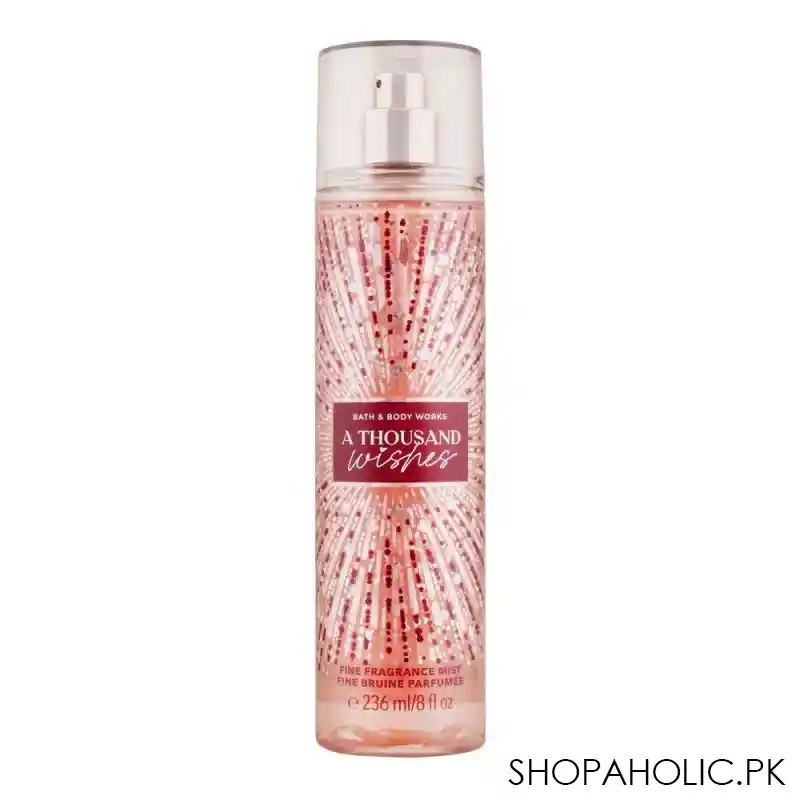 bath & body works a thousand wishes fine fragrance mist, 236ml main image