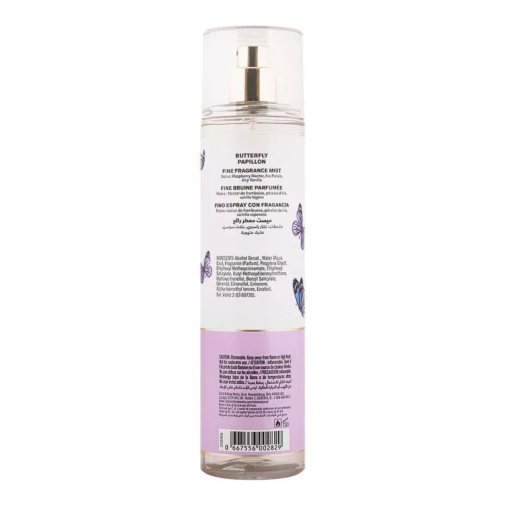 bath & body works butterfly fragrance mist, 236ml image2