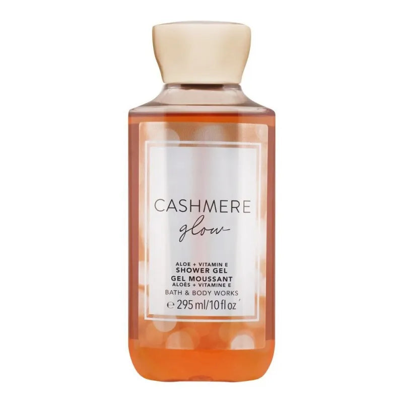 bath & body works cashmere glow aloe + vitamin e shower gel, 295ml main image