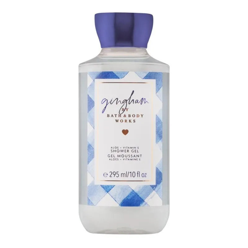 bath & body works gingham aloe + vitamin e shower gel, 295ml main image