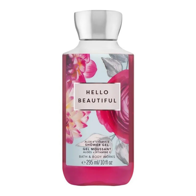 bath & body works hello beauty aloe + vitamin e shower gel, 295ml main image