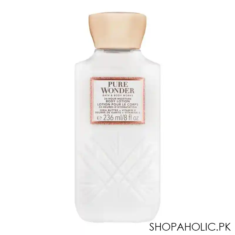 bath & body works pure wonder body lotion, 236ml main image