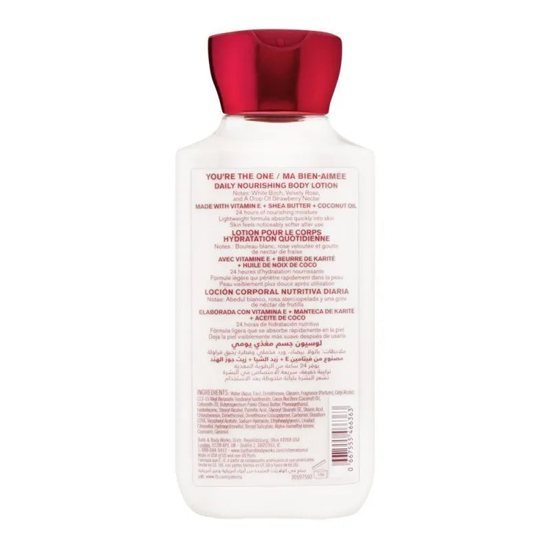 bath & body works you're the one daily nourishing body lotion, 236ml image2