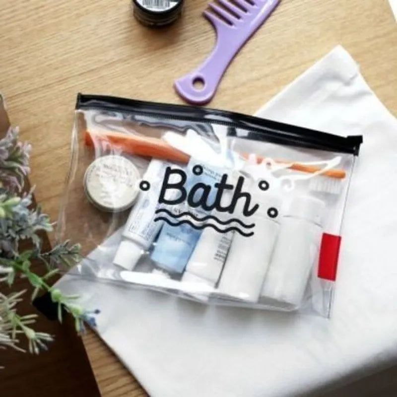 bath transparent pvc makeup pouch image2