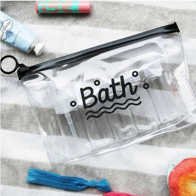 bath transparent pvc makeup pouch image3