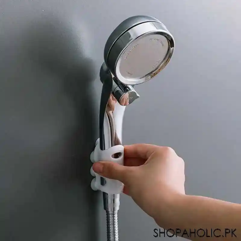 bathroom silicone suction shower holder image3