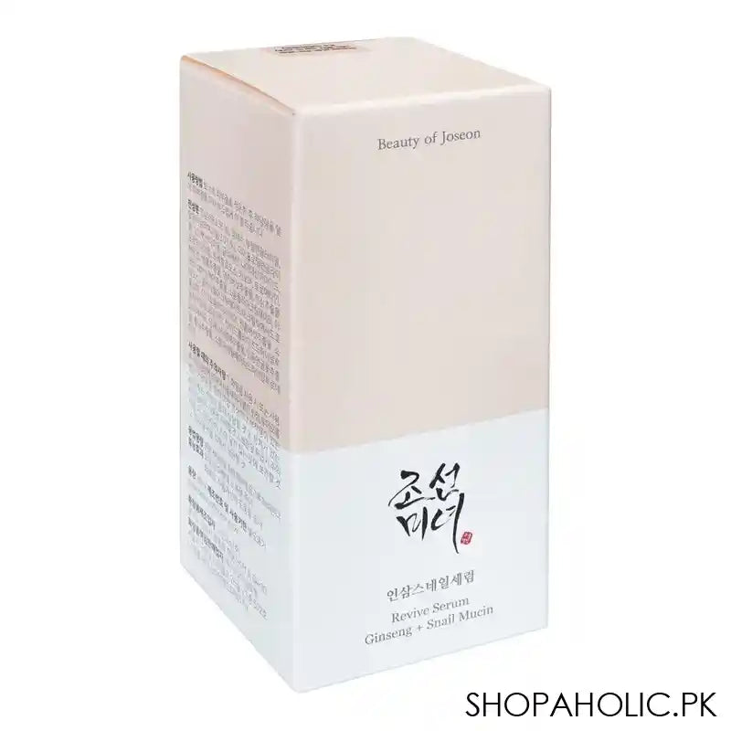 Beauty Of Joseon Ginseng + Snail Mucin Revive Skin Serum, 30ml - Main Image