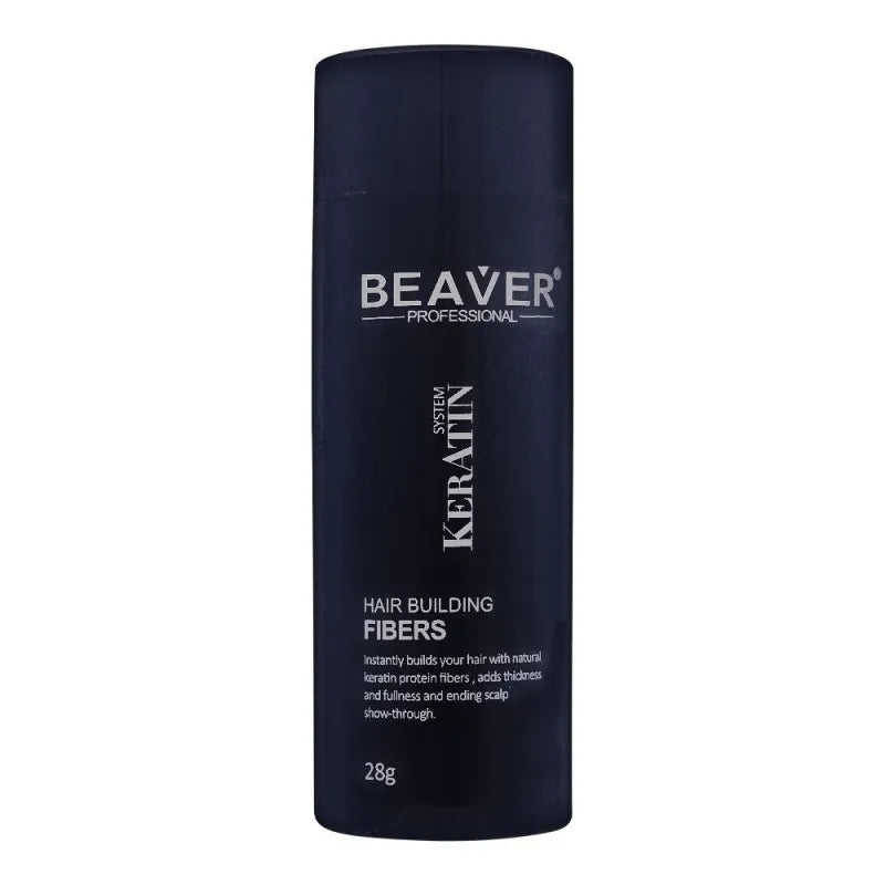 beaver keratin system hair building fibers, dark brown, 28g main image