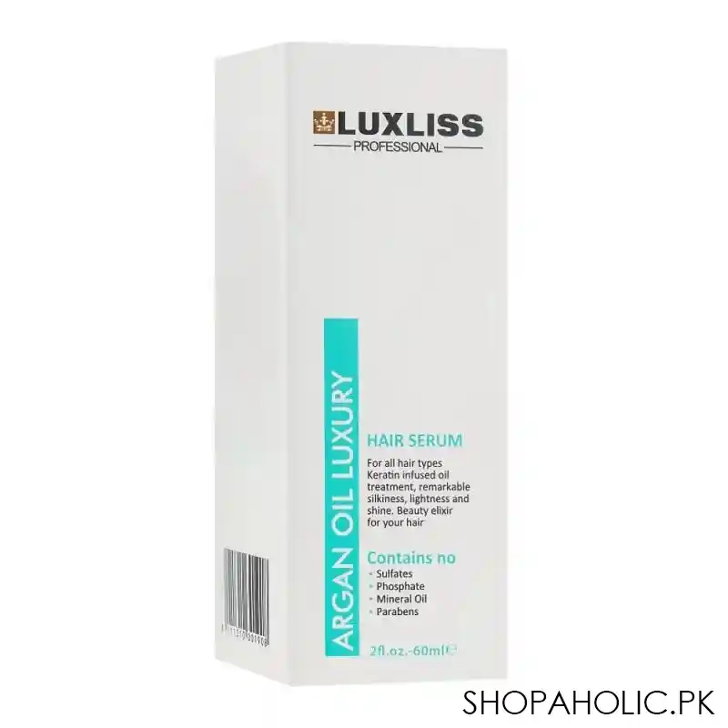 beaver luxliss argan oil luxury hair serum, 60ml image2